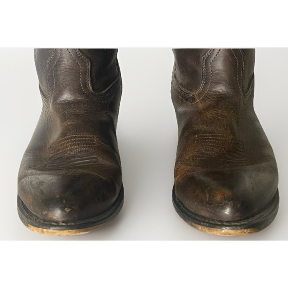 Durango Womens Western Cowboy Boots Leather Dark Brown Size 8 M - Picture 3 of 7